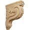 Ekena Millwork 4"W x 10 1/2"D x 14"H Large Hudson Acanthus Wood Corbel, Cherry CORW04X11X14HDCH - alternate 1